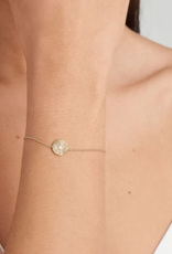 Ania Haie Armband - Scattered stars opal disc - goud