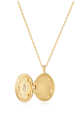 Ania Haie Ania Haie - Ketting -  Sparkle locket pendant - gold