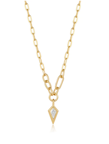 Ania Haie Gold Orb Drop Pendant Necklace