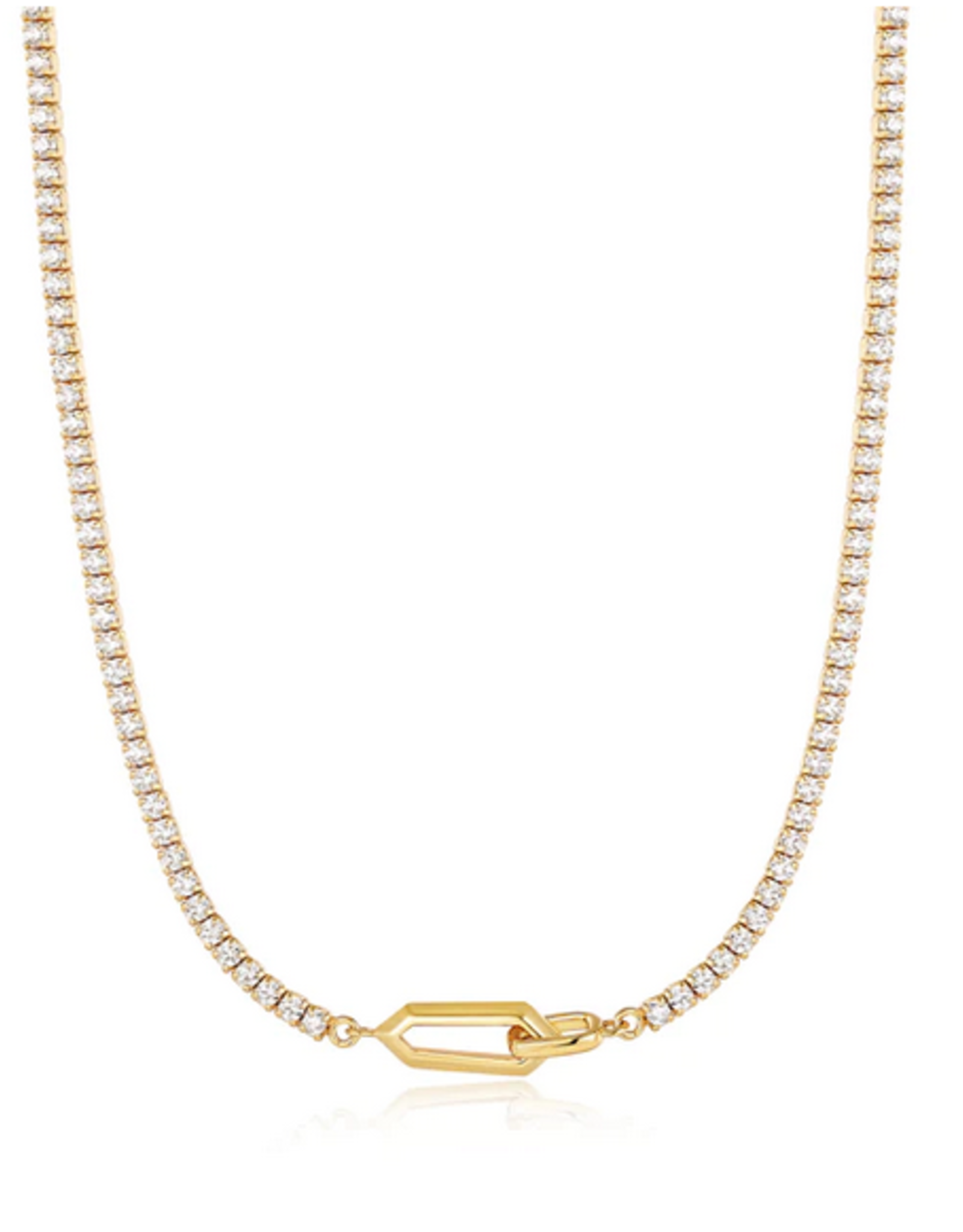 Ania Haie Ania Haie - Ketting - sparkle chain interlock - gold