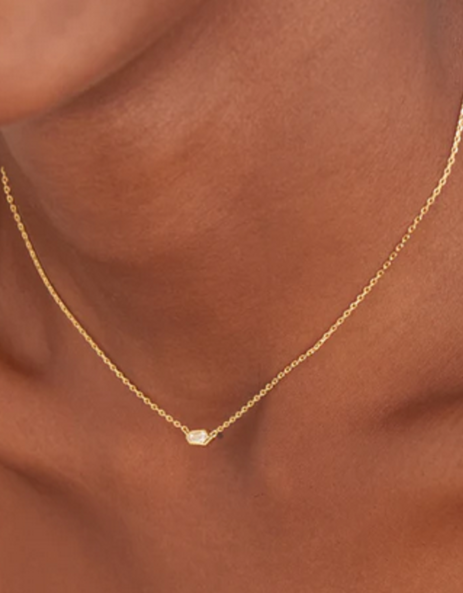 Ania Haie Ketting - Sparkle emblem chain -  goud