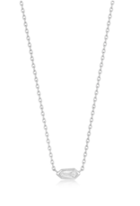 Ania Haie Ketting - Sparkle emblem chain - zilver