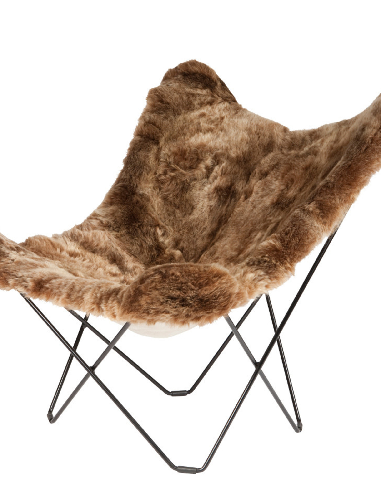 Lounge stoel - Butterfly - Schapenvacht