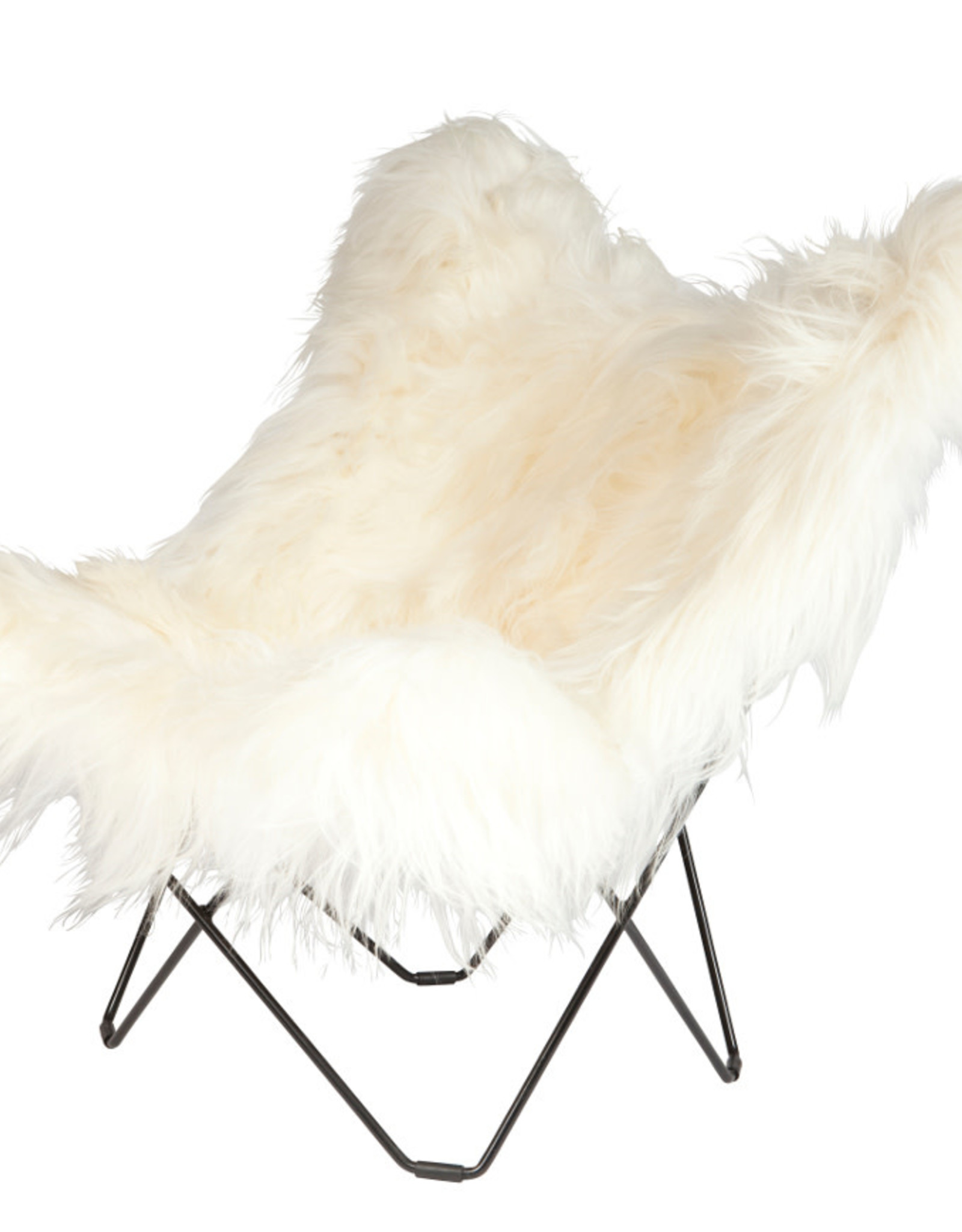 Lounge stoel - Butterfly - Schapenvacht