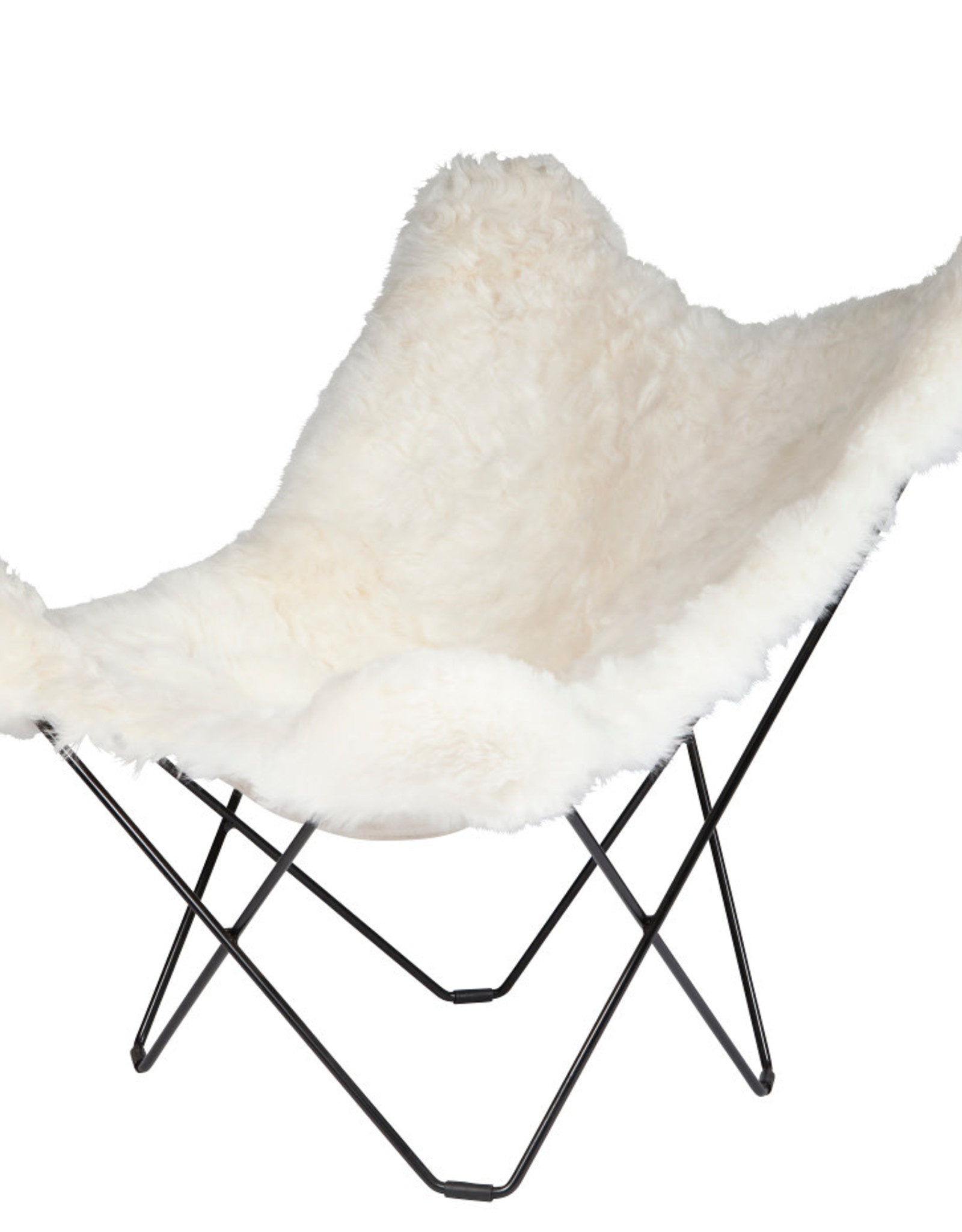 Lounge stoel - Butterfly - Schapenvacht