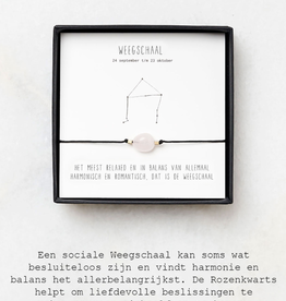 Sterrenbeeld armband weegschaal