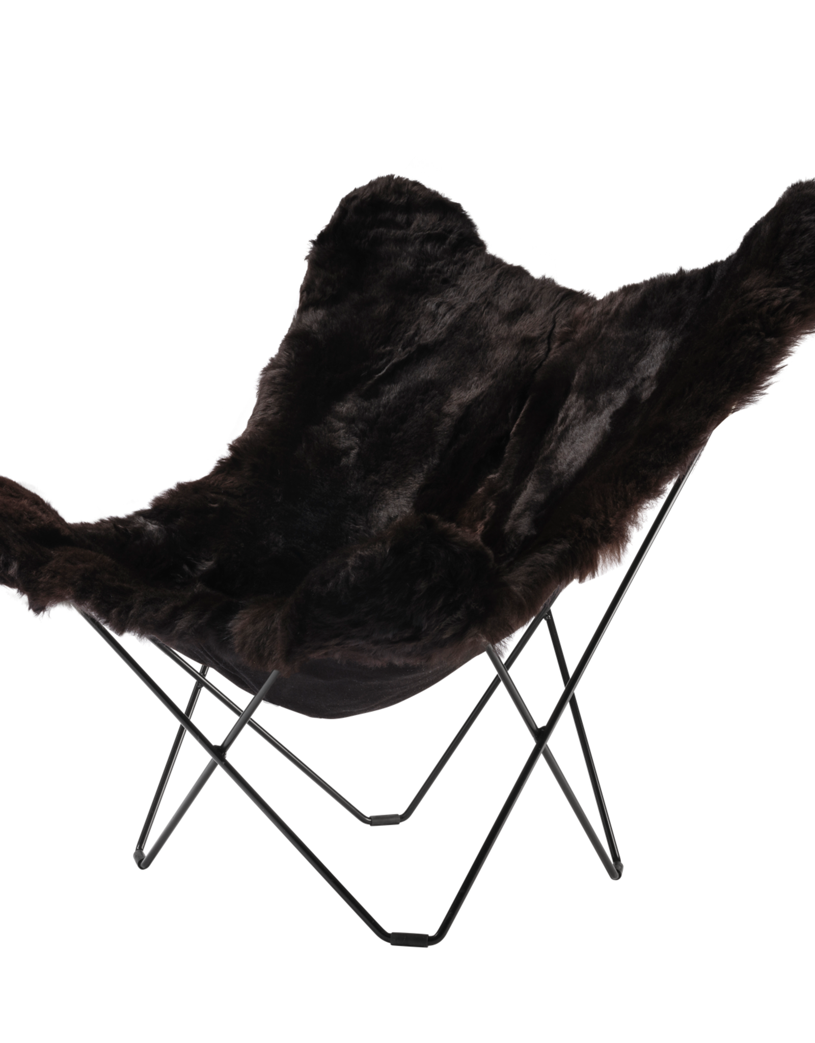 Lounge stoel - Butterfly - Schapenvacht