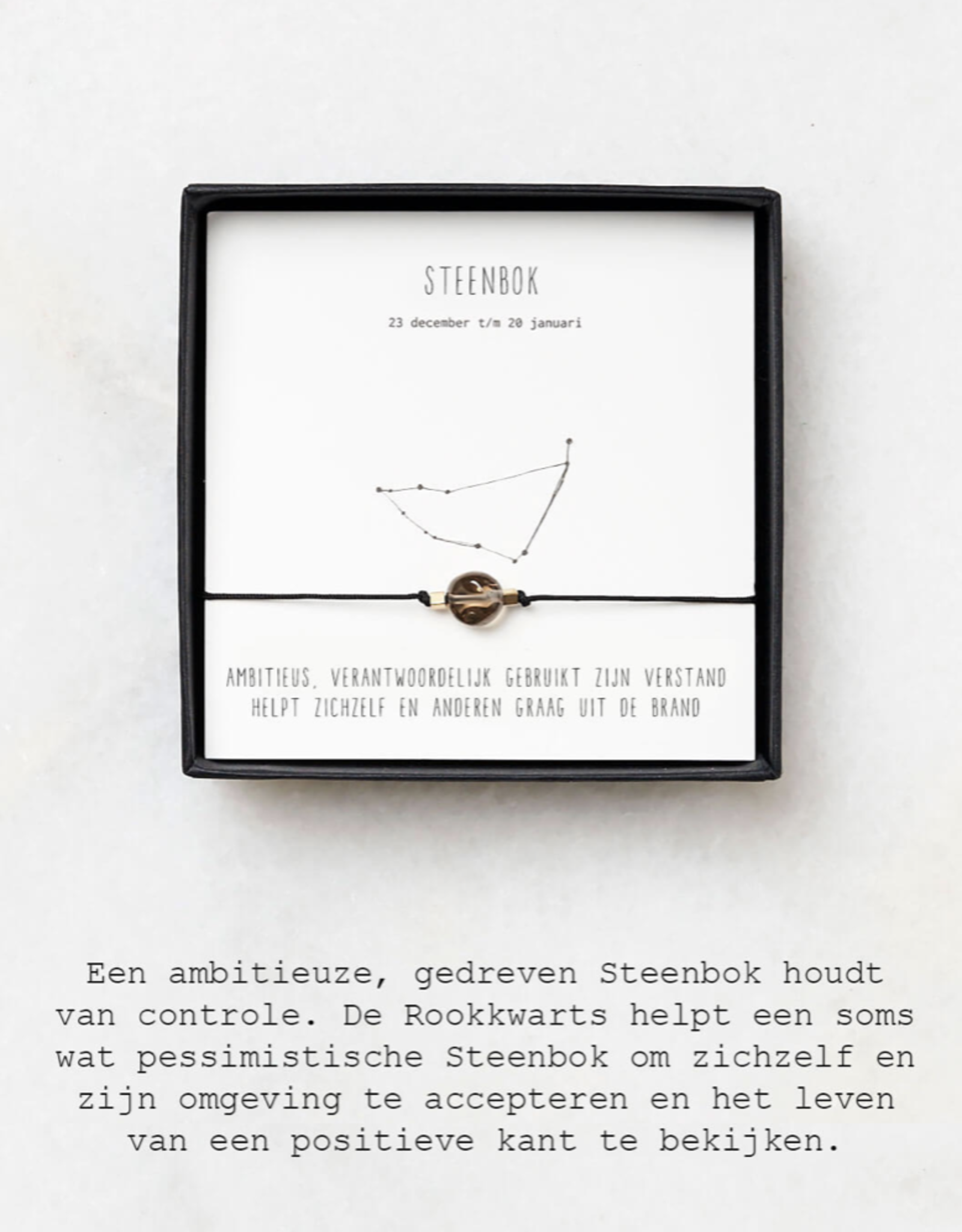 Sterrenbeeld armband steenbok