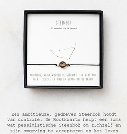 Sterrenbeeld armband steenbok
