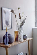 Bloomingville Belma Vase, grey, glass
