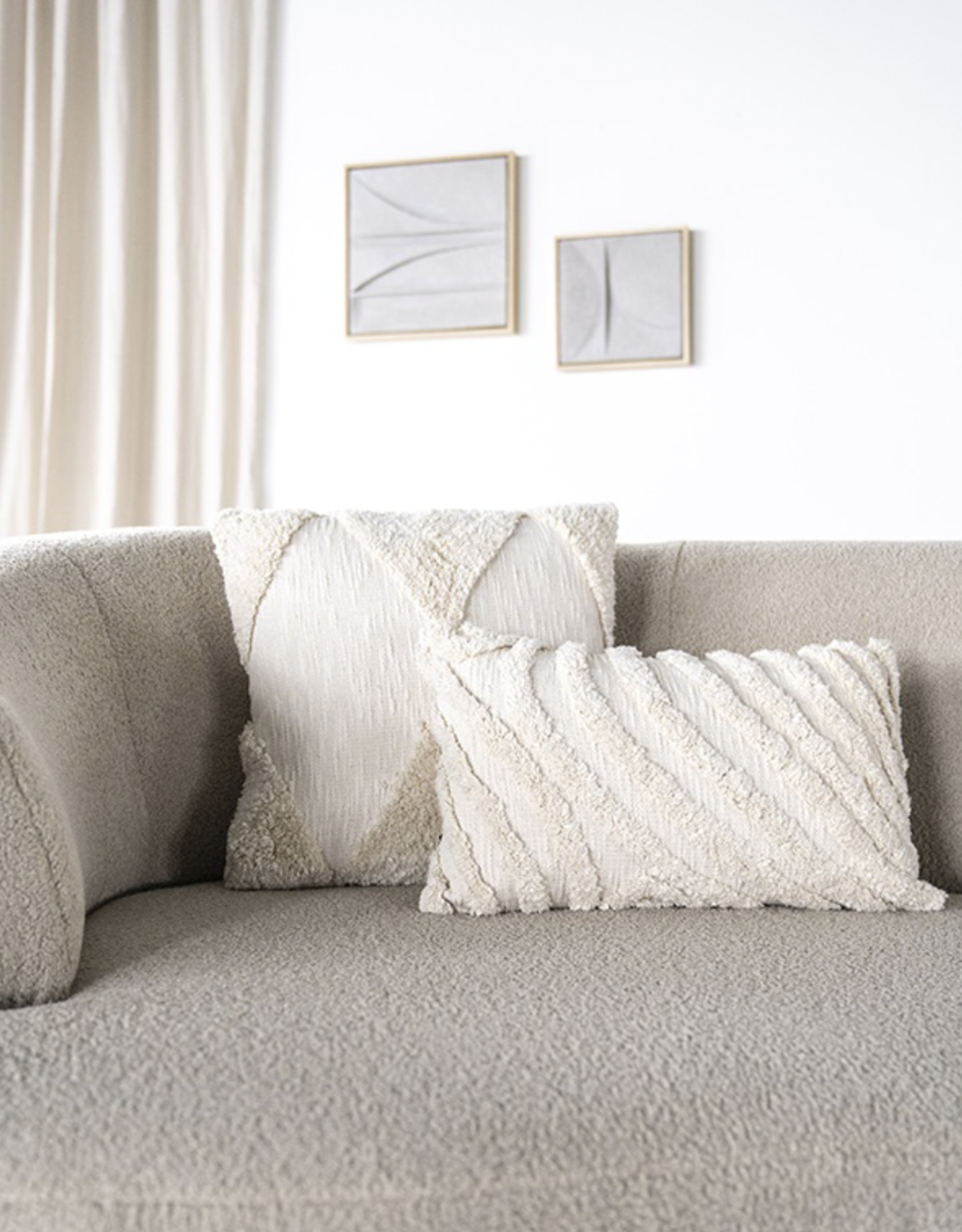 Kussen - Wabi  45x45 - off white