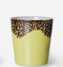 HKliving Hk Living -  70's ceramics - coffee mug - yellow