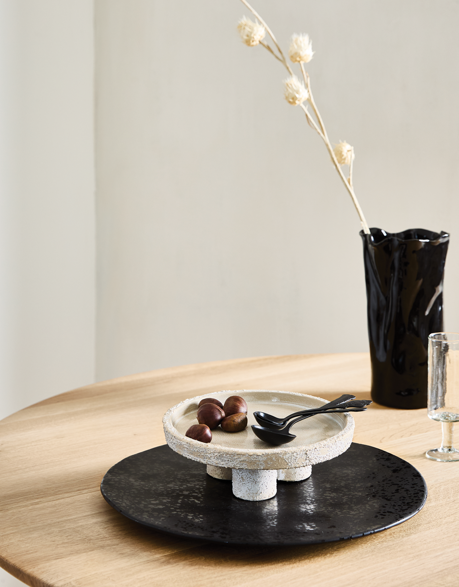 Urban Nature Culture Schaal - Black ø38cm