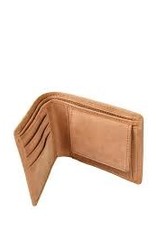 by bar Tobi's wallet - camel hunter leather