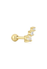 Ania Haie Ania Haie - Oorbel - Ear edit kyoto opal climber barbell