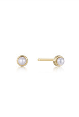 Ania Haie Ania Haie - Oorbellen - Pearl cabochon stud