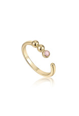 Ania Haie Ania Haie - Ring - Orb sprakl chain pink