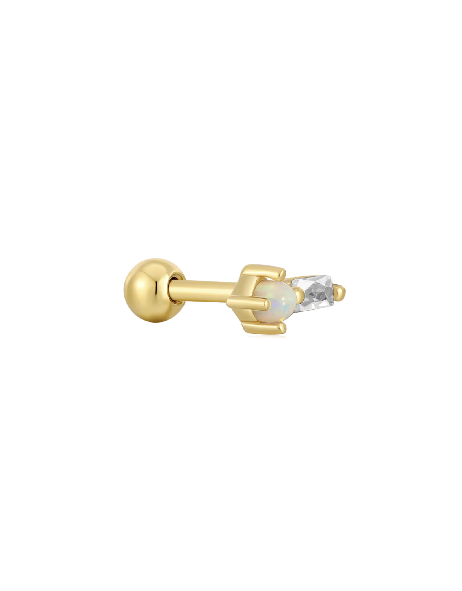 Ania Haie Ania Haie - Oorbel - Kyoto opal sparkle barbell single