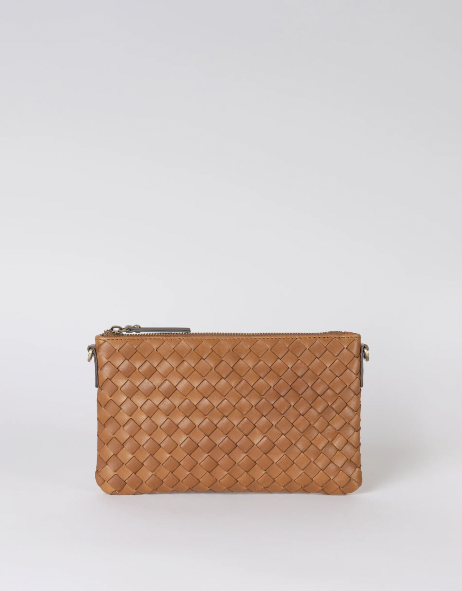 O My Bag O My Bag - Lexi Cognac Woven classic leather