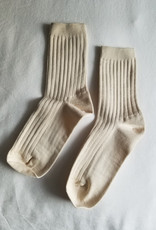 Le Bon Shoppe - Her Socks Mercerized Combed - Cotton Rib Porcelain Socks - Womens