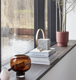 Boekensteun - Terrazzo/Brass