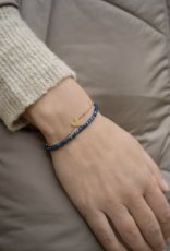 Zusss Armband - Kralen - Donkerblauw