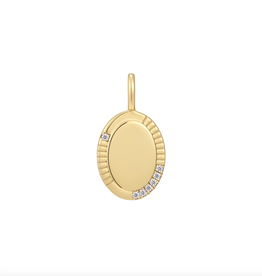 Ania Haie Charm - Ketting - Oval - goud
