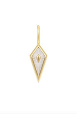 Ania Haie Charm - Ketting - Mother of pearl kite - goud