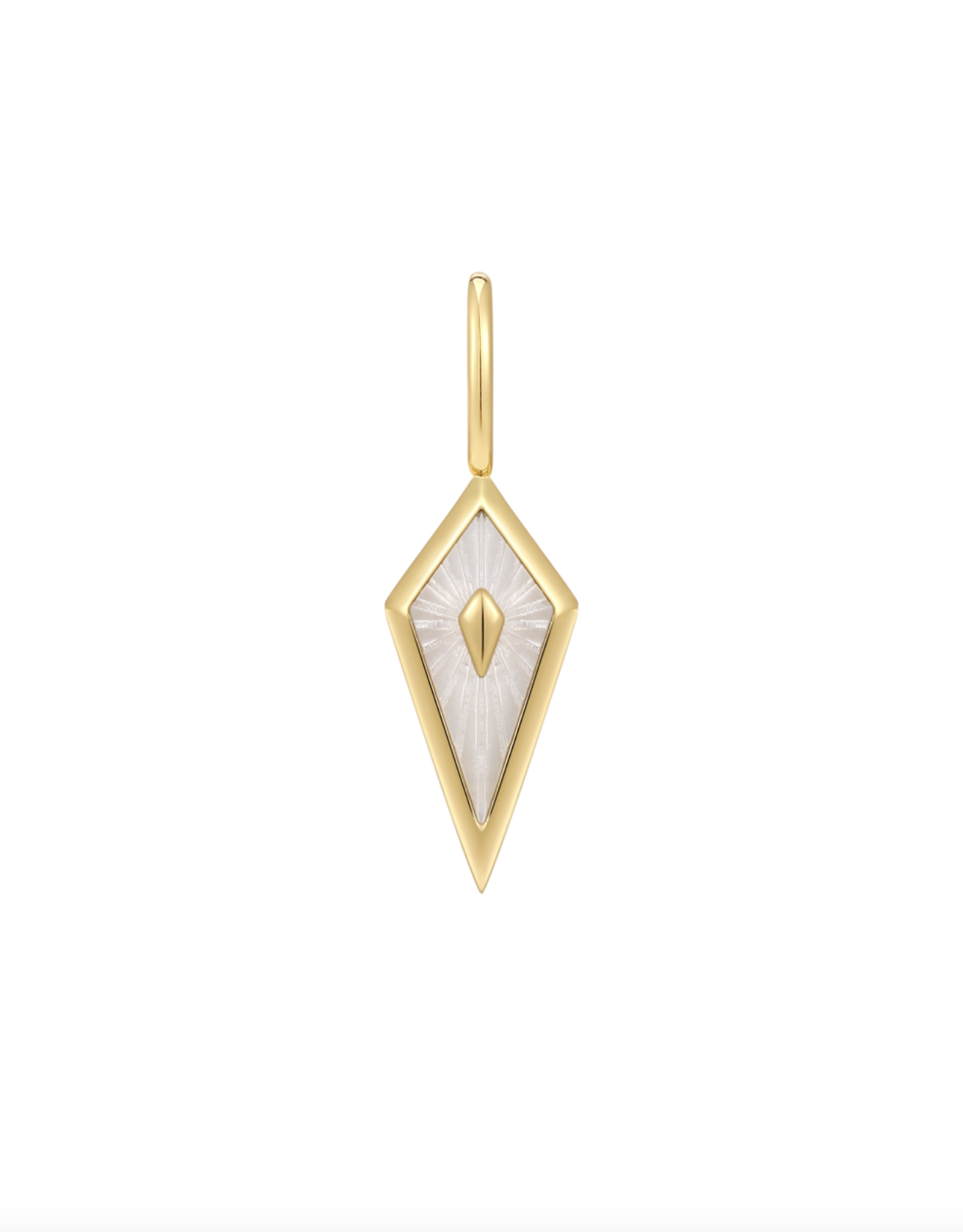 Ania Haie Charm - Ketting - Mother of pearl kite - goud