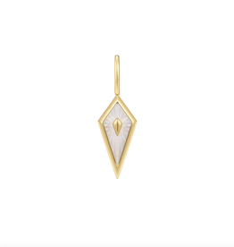 Ania Haie Charm - Ketting - Mother of pearl kite - gold