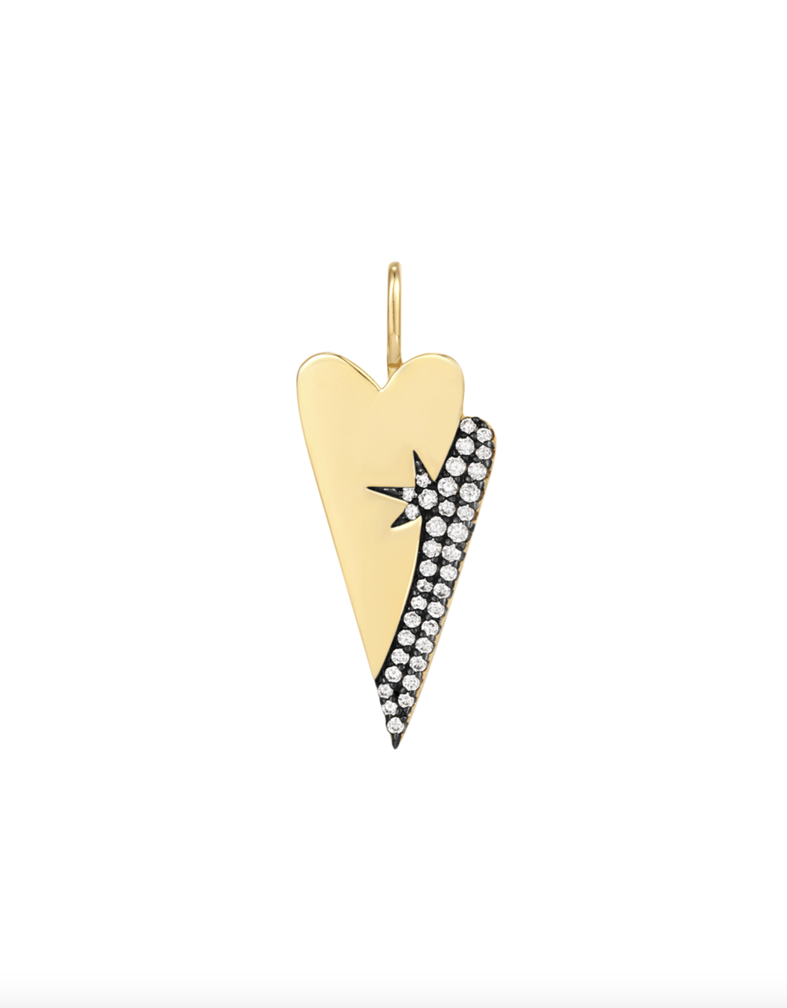 Ania Haie Charm - Ketting - Double heart - goud