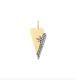 Ania Haie Charm - Ketting - Double heart - goud