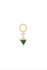 Ania Haie Ania Haie - Charm oorbel sparkle drop green