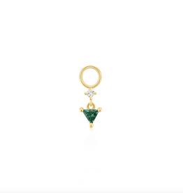 Ania Haie Ania Haie - Charm oorbel sparkle drop green