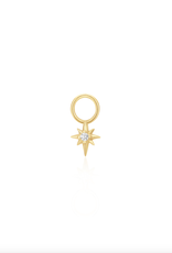 Ania Haie Charm - Oorbellen -  star - goud