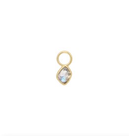 Ania Haie Charm - Oorbel - Labradorite - goud