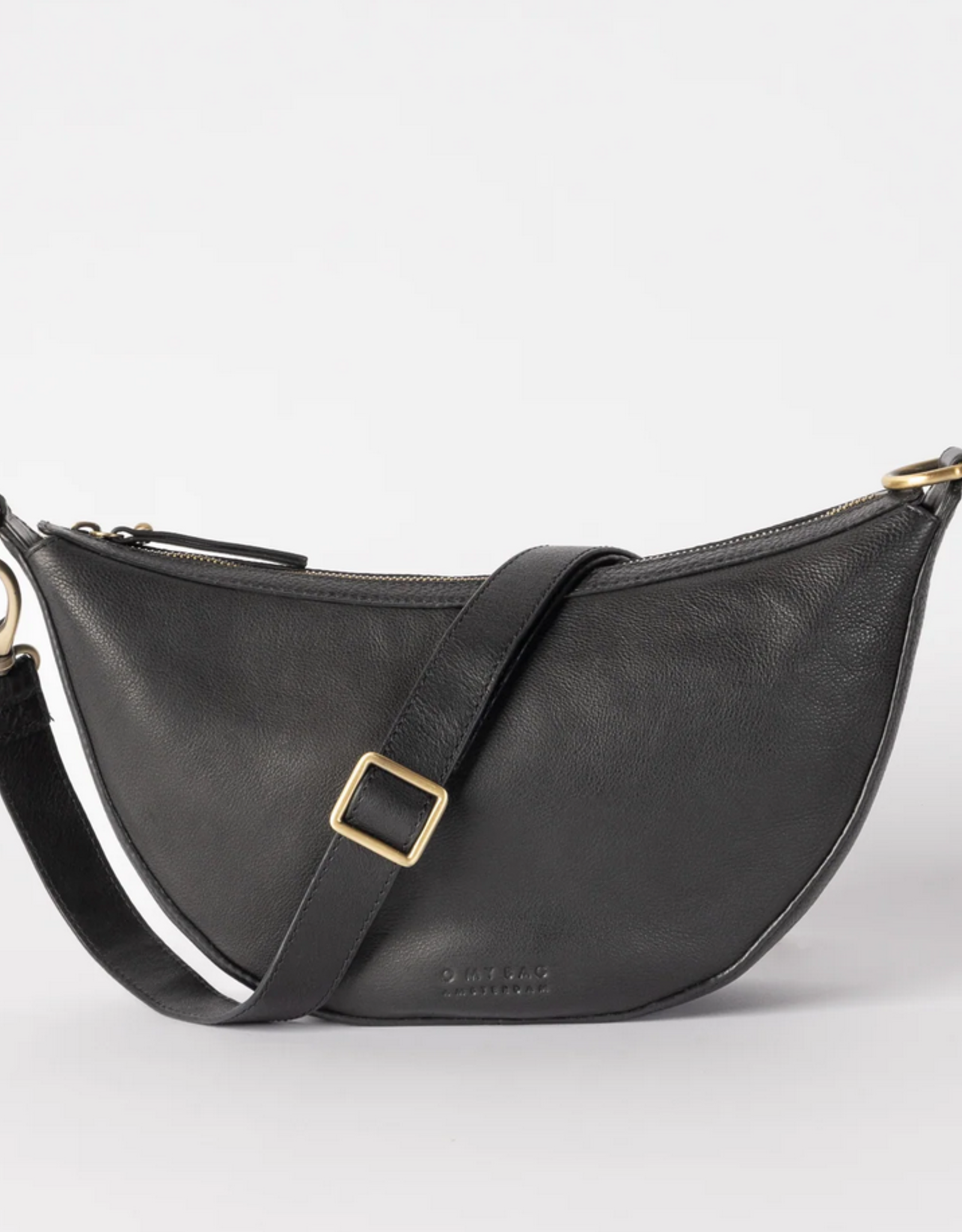 O My Bag Leo - black soft grain leather