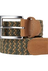 Vertical l'accessoires Riem gevlochten elastisch - green khaki