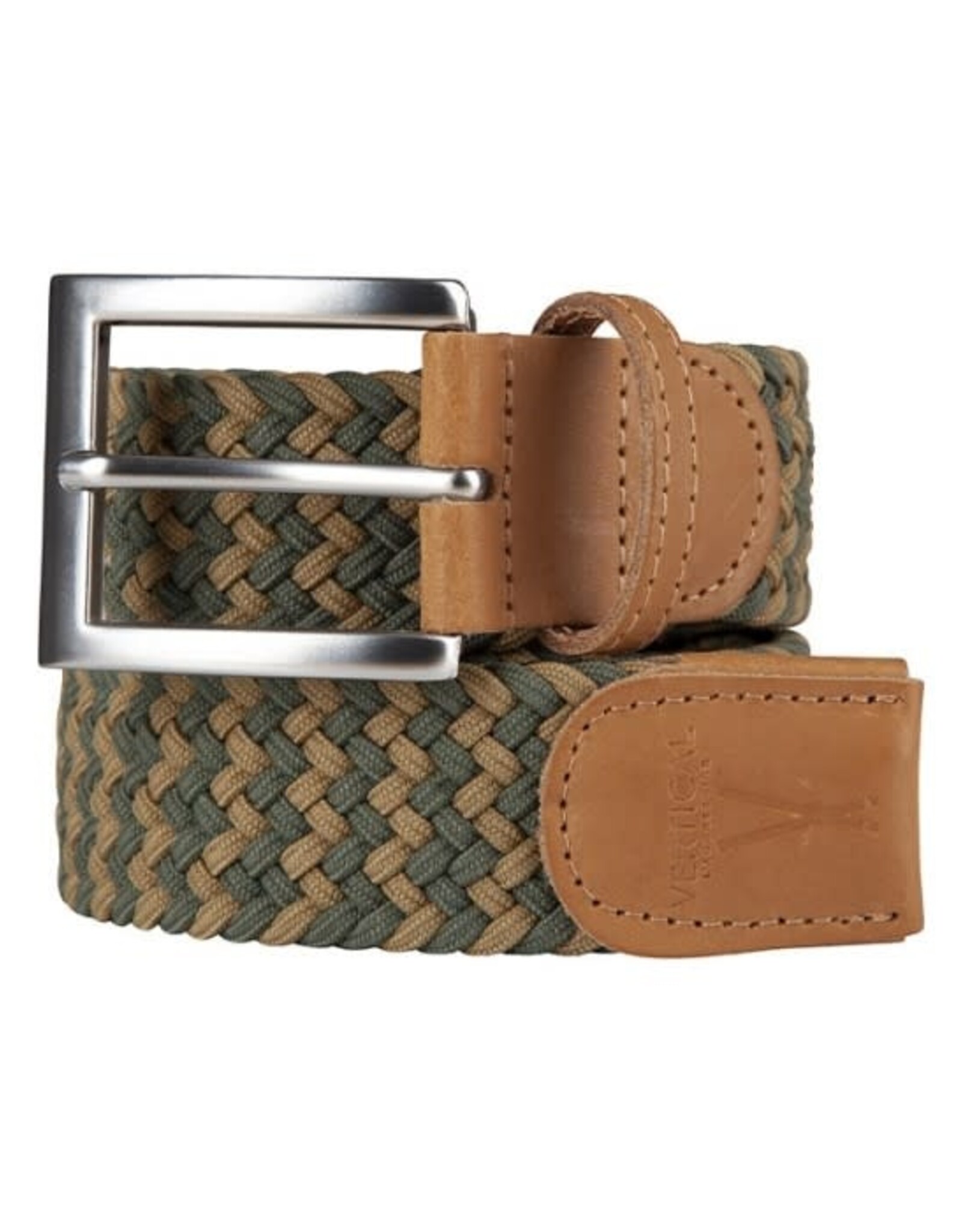 Vertical l'accessoires Riem gevlochten elastisch - green khaki