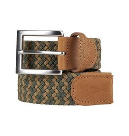 Vertical Riem gevlochten elastisch - Green khaki