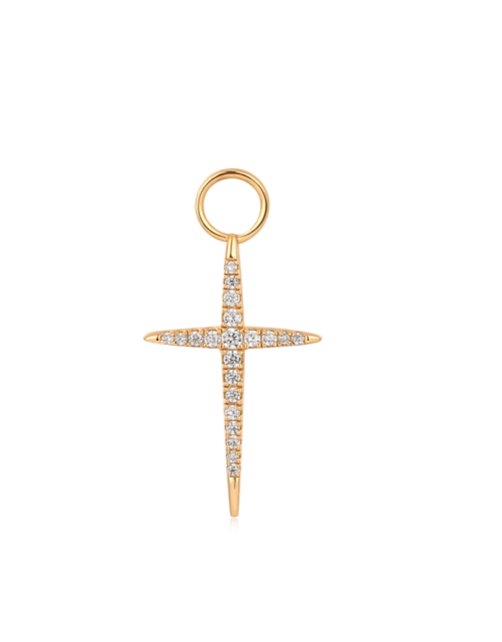 Ania Haie Oorbel cross charm