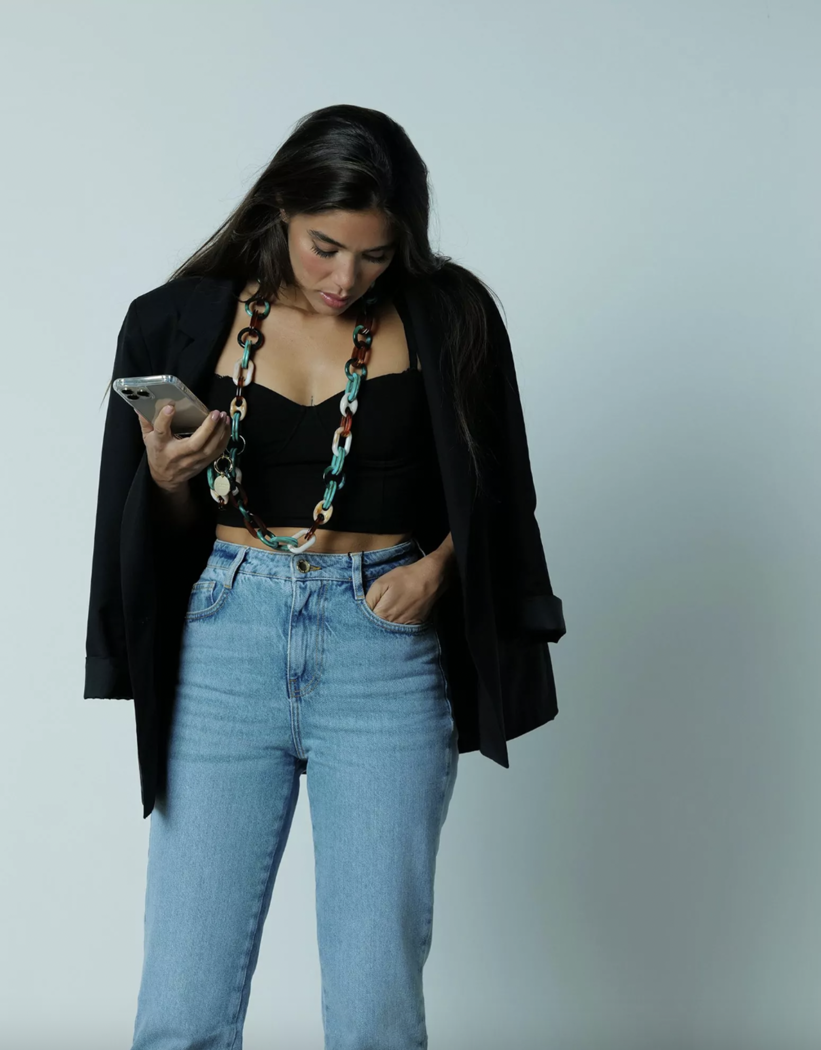 La Coque Francaise Molly veelkleurig sieradenketting