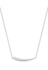 Ania Haie Ketting - Arrow Bar - zilver