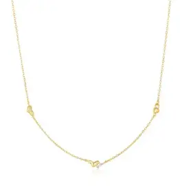 Ania Haie Gold Twisted Wave Chain Necklace