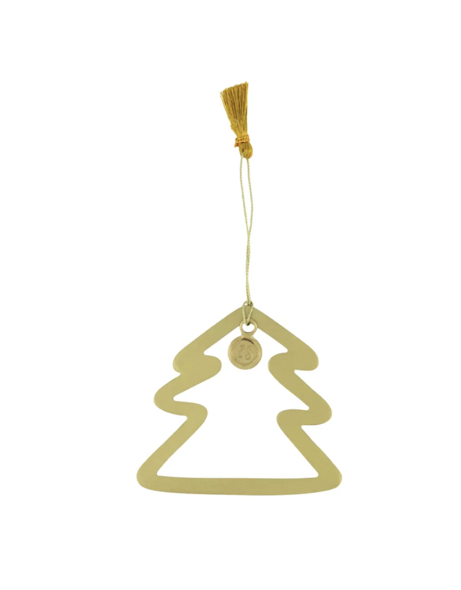 Zusss Zusss - Metalen hanger kerstboom goud