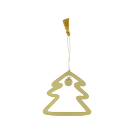 Zusss Metalen hanger kerstboom goud