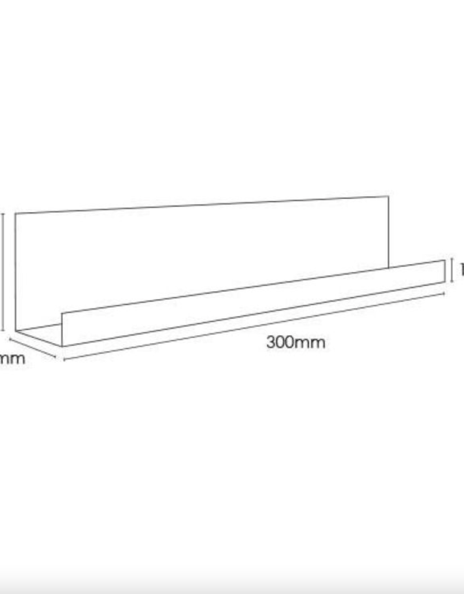 Groovy Magnets Stalen magnetische fotoplank - wit