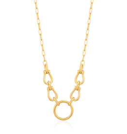 Ania Haie Ketting - Chain Reaction Horseshoe - goud
