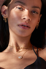 Ania Haie Ketting - Chain Reaction Horseshoe - goud
