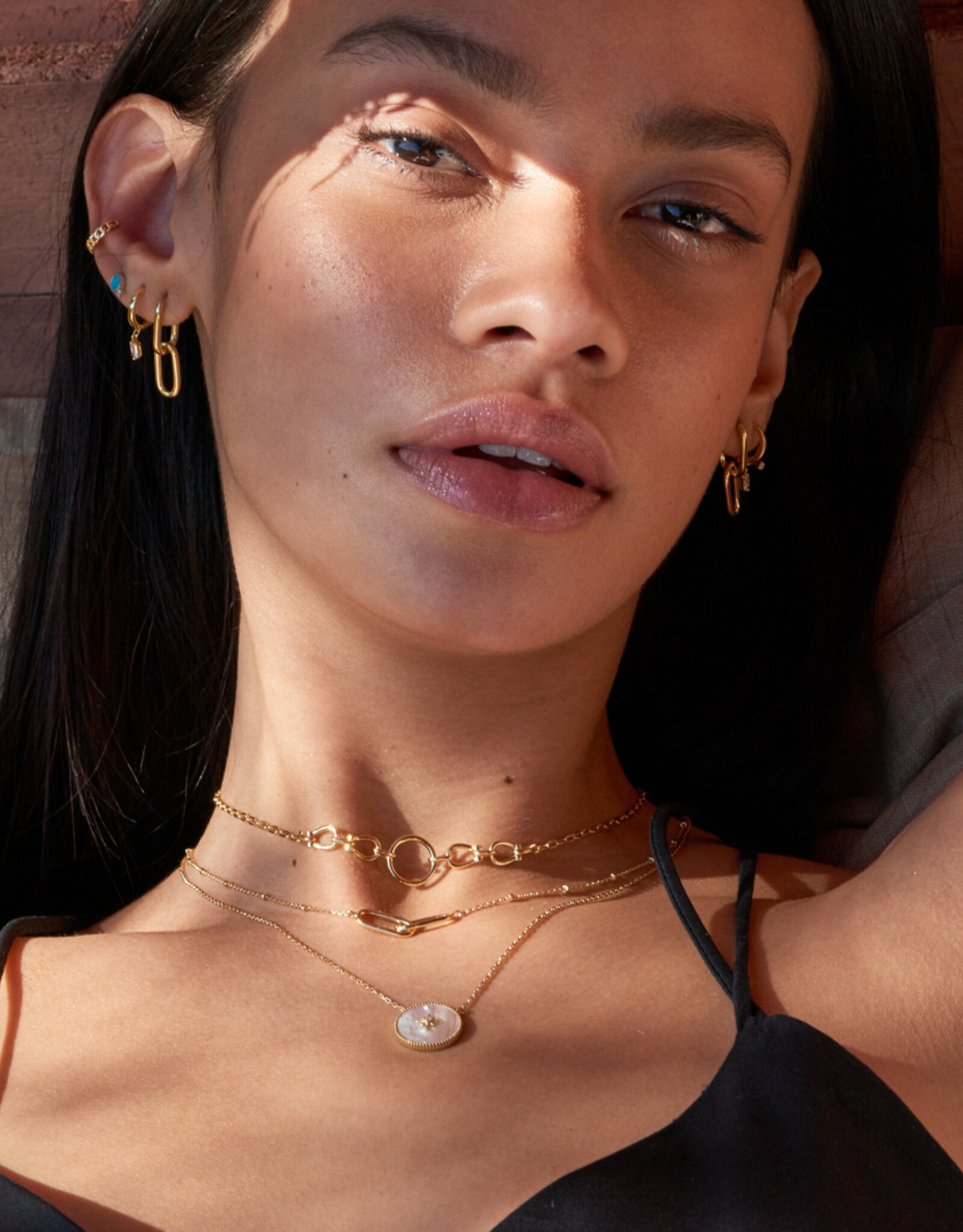 Ania Haie Ketting - Chain Reaction Horseshoe - goud